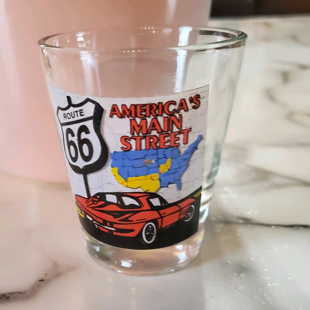 Route 66 AMERICA'S MAIN STREET Shot Glass